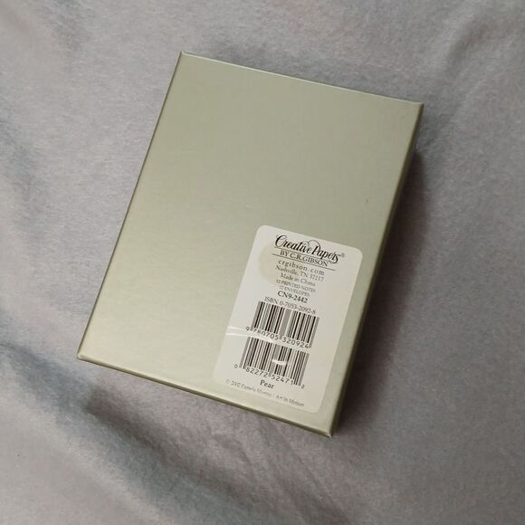 Creative Papers Vtg 2002 Note Cards by C.R. Gibson Boxed 2 Box Set 22 Pear Lily - Picture 6 of 6